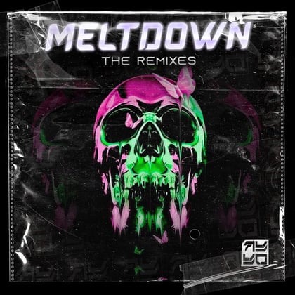 Meltdown (The Remixes) album by RAIDO - Drum and Bass Cover Art
