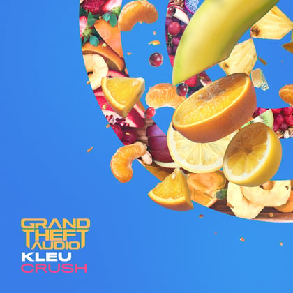 Crush album by Kleu - Drum and Bass Cover Art