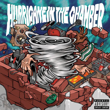 Hurricane In The Chamber album by TomInTheChamber - Drum and Bass Cover Art