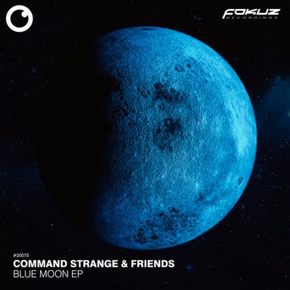 Blue Moon EP album by Command Strange - Drum and Bass Cover Art