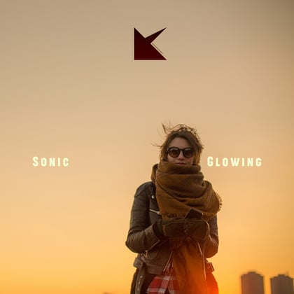 Glowing album by Sonic - Drum and Bass Cover Art