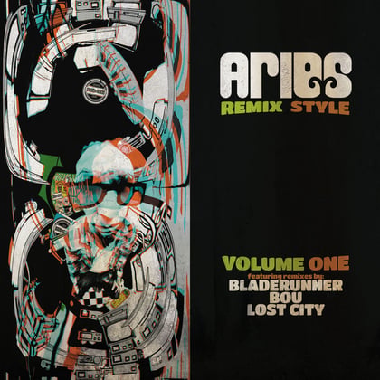 Jungle Style - Remixes album by Aries - Drum and Bass Cover Art