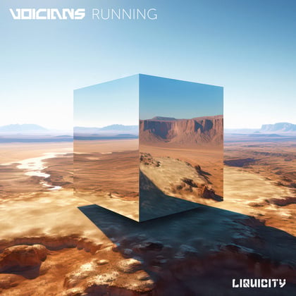 Running album by Voicians - Drum and Bass Cover Art