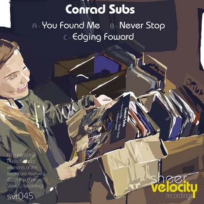 You Found Me / Never Stop / Edging Forward album by Conrad Subs - Drum and Bass Cover Art