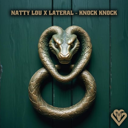 Knock Knock album by Natty Lou - Drum and Bass Cover Art