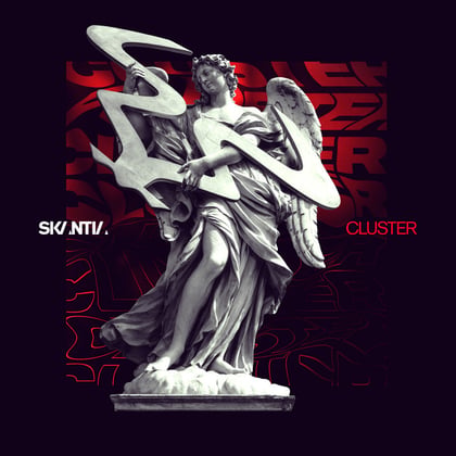 Cluster album by skantia - Drum and Bass Cover Art