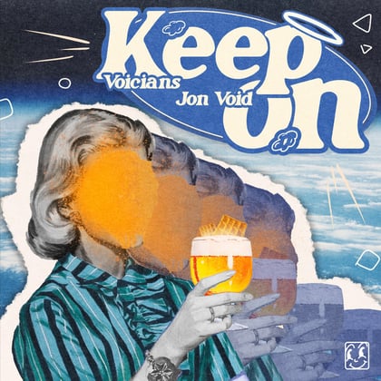 Keep On album by Voicians & Jon Void - Drum and Bass Cover Art