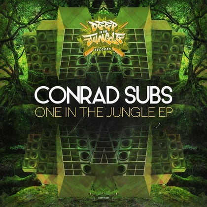 One In The Jungle album by Conrad Subs - Drum and Bass Cover Art