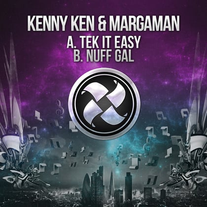 Tek It Easy album by Kenny Ken - Drum and Bass Cover Art