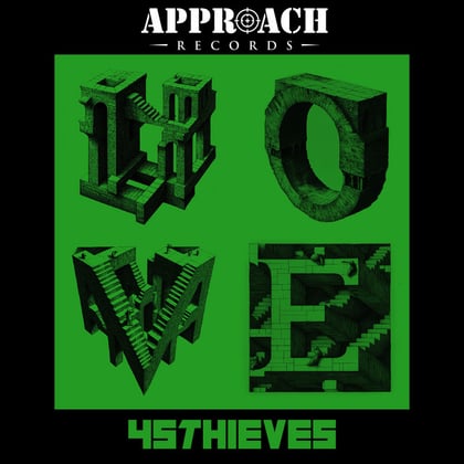 Love album by 45Thieves - Drum and Bass Cover Art