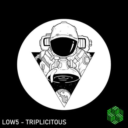 Triplicitous album by Low5 - Drum and Bass Cover Art