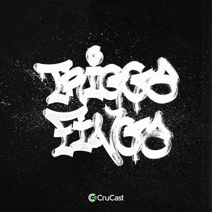 Trigga Finga album by Eksman - Drum and Bass Cover Art