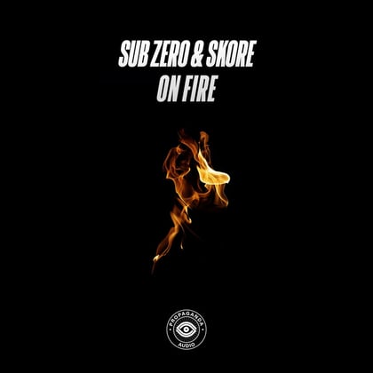 On Fire album by Sub Zero - Drum and Bass Cover Art