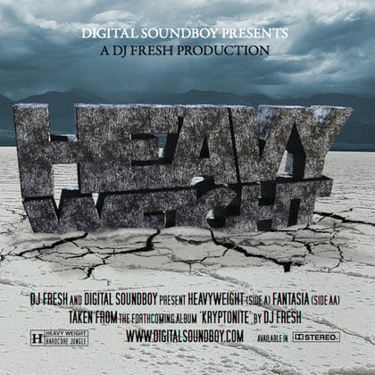 Heavyweight / Fantasia album by DJ Fresh - Drum and Bass Cover Art