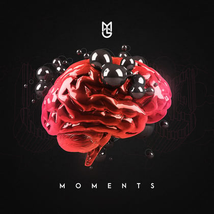Moments album by Macky Gee - Drum and Bass Cover Art