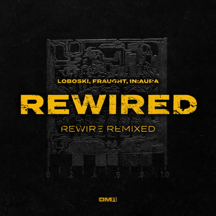 Rewired (feat. PENELOPE) album by ShockOne, Loboski, Fraught & In:Aura - Drum and Bass Cover Art