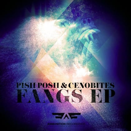 Fangs EP album by Pish Posh - Drum and Bass Cover Art