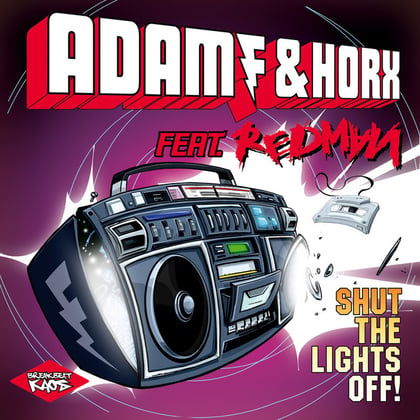 Shut The Lights Off album by Adam F - Drum and Bass Cover Art