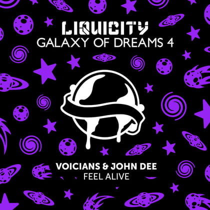 Feel Alive album by Voicians - Drum and Bass Cover Art