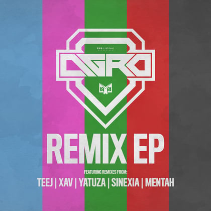 Agro Remix'd album by Agro - Drum and Bass Cover Art