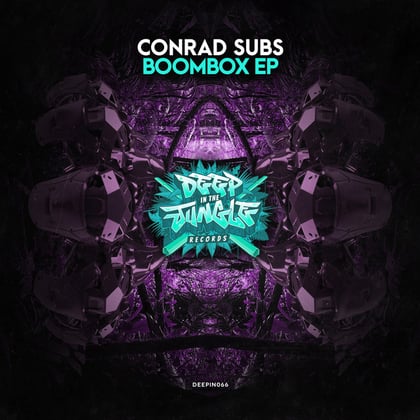 Boombox album by Conrad Subs - Drum and Bass Cover Art