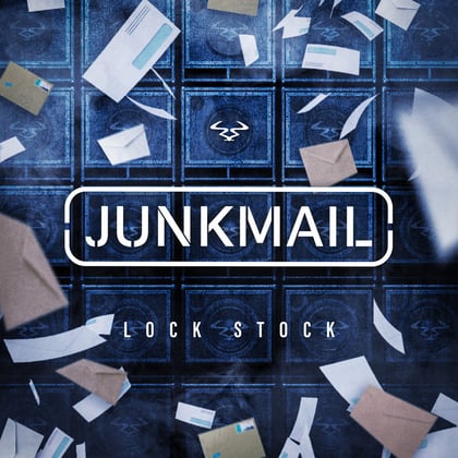 Lock Stock album by Junk Mail - Drum and Bass Cover Art