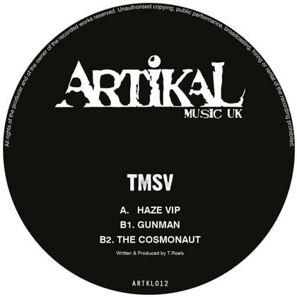 Haze VIP album by TMSV - Drum and Bass Cover Art