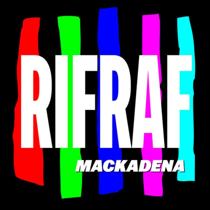 Rifraf album by Mackadena - Drum and Bass Cover Art
