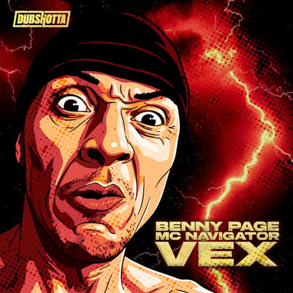 VEX album by Benny Page & Navigator - Drum and Bass Cover Art
