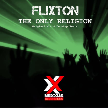 The Only Religion album by Flixton - Drum and Bass Cover Art