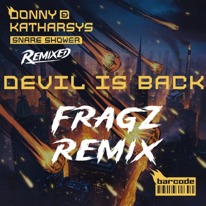 The Devil is Back (Fragz Remix) album by Donny, Katharsys & Fragz - Drum and Bass Cover Art