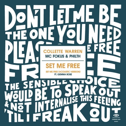 Set Me Free album by Collette Warren, Philth & MC Fokus - Drum and Bass Cover Art