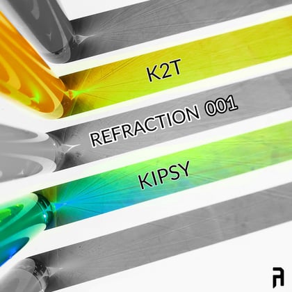 Refraction 001 album by K2T - Drum and Bass Cover Art