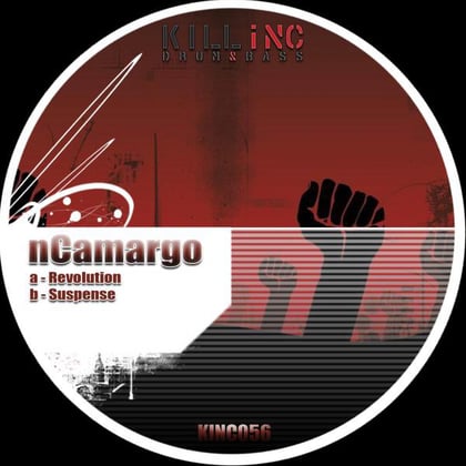 Revolution album by nCamargo - Drum and Bass Cover Art