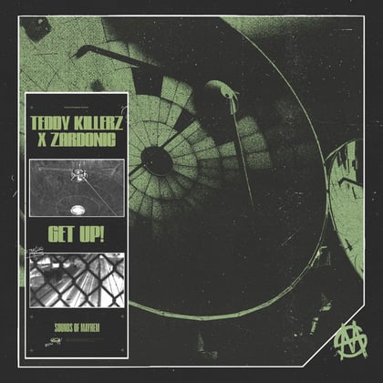 Get Up! album by Teddy Killerz & Zardonic - Drum and Bass Cover Art