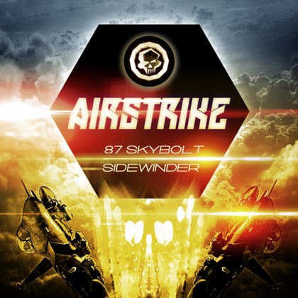 87 Skybolt / Sidewinder album by Airstrike - Drum and Bass Cover Art