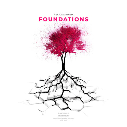 Foundations album by Mefjus & Noisia - Drum and Bass Cover Art