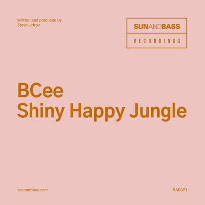 Shiny Happy Jungle album by BCee - Drum and Bass Cover Art
