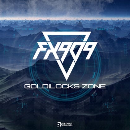 Goldilocks Zone EP album by MSDOS & FX909 - Drum and Bass Cover Art