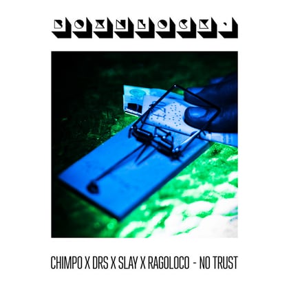 No Trust album by Chimpo - Drum and Bass Cover Art