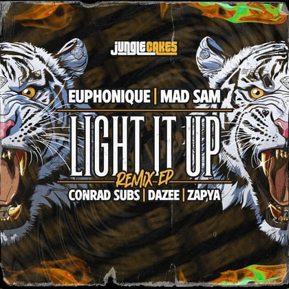 Light It Up (Remix EP) album by Conrad Subs, Dazee & Zapya - Drum and Bass Cover Art