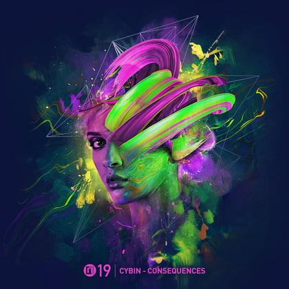 Consequences album by Cybin - Drum and Bass Cover Art