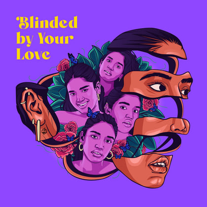 Blinded by Your Love album by Kaja - Drum and Bass Cover Art