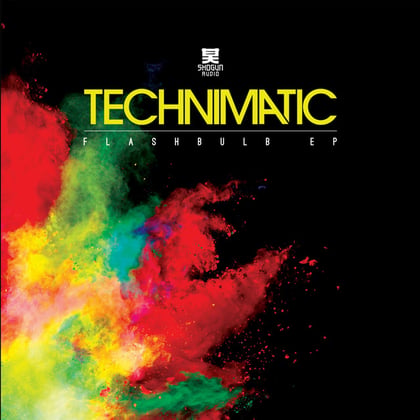 Flashbulb album by Technimatic - Drum and Bass Cover Art