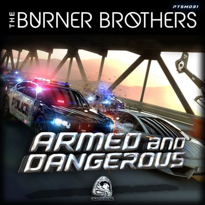 Armed and Dangerous album by The Burner Brothers - Drum and Bass Cover Art