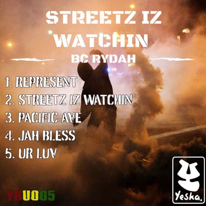 Streetz Iz Watchin album by BC Rydah - Drum and Bass Cover Art
