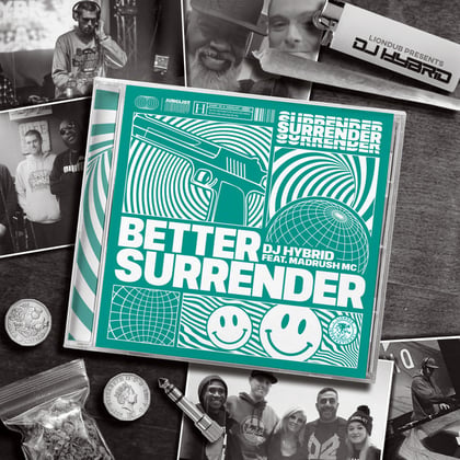 Better Surrender album by Dub Elements & DJ Hybrid - Drum and Bass Cover Art