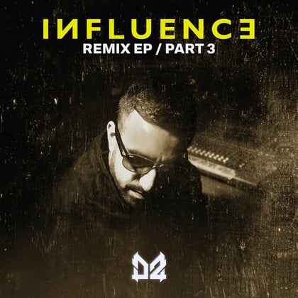 Influence Remix - Part 3 album by Ed Solo & Dope Ammo - Drum and Bass Cover Art
