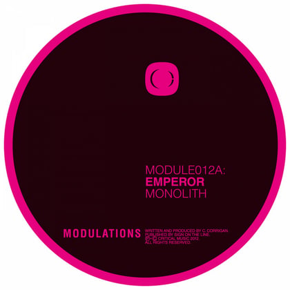 Monolith album by Emperor - Drum and Bass Cover Art