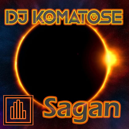 Sagan album by DJ Komatose - Drum and Bass Cover Art